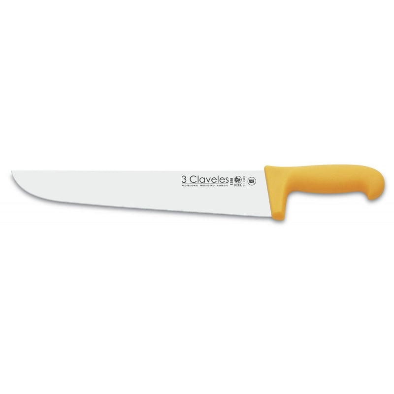 Cuchillo Carnicero 30 cm 3 Claveles.